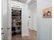 Pantry featuring ample wire shelving, providing an ideal space for storing food and kitchen essentials at 125 Leeward Landing, Summerville, SC 29486