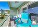 Inviting balcony furnished with cozy seating, perfect for enjoying ocean breezes and relaxing outdoor moments at 1300 Ocean Blvd # 232, Isle of Palms, SC 29451