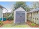 Well-maintained backyard shed providing ample storage space at 1310 Pilsdon Crest, Mount Pleasant, SC 29464