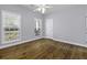Bright bedroom with lots of natural light and beautiful wood floors at 1365 Whippoorwill Farm Rd, Johns Island, SC 29455