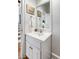 Bright bathroom featuring a stylish vanity with white countertops and modern fixtures at 15 Menotti St, Charleston, SC 29401