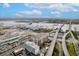 Stunning aerial view capturing the building's location near waterways, bridges and cityscapes at 150 Bee St # 312, Charleston, SC 29401
