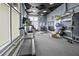 Well-equipped fitness center with treadmills, weights, and exercise equipment for a complete workout experience at 150 Bee St # 312, Charleston, SC 29401