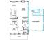 First floorplan with large Gathering room open to kitchen and dining, plus Den, Mud Room, Powder Room and 2-Car Garage at 1583 Trailmore Ln, Summerville, SC 29486