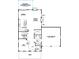 First floorplan with large Gathering room open to kitchen and dining, plus Den, Mud Room, Powder Room and 2-Car Garage at 1583 Trailmore Ln, Summerville, SC 29486