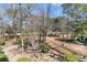 An elevated view of a wooded back yard at 1715 Greystone Blvd Blvd # 25, Mount Pleasant, SC 29464