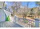 Wide deck with a view of the surrounding trees and greenery at 1715 Greystone Blvd Blvd # 25, Mount Pleasant, SC 29464