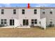 Townhome backyard features a cozy patio for outdoor seating and relaxing at 205 Cozy Brook Ct, Summerville, SC 29486