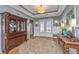 Elegant entryway with hardwood floors, beautiful furnishings, and lots of natural light at 225 Camber Rd, Huger, SC 29450