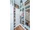 Well-organized walk-in closet with custom shelving, drawers, and ample storage space at 225 Camber Rd, Huger, SC 29450