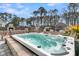 Inviting backyard with a hot tub, offering a private and luxurious outdoor experience at 225 Waning Way, Charleston, SC 29492