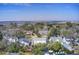 Scenic aerial view of a charming coastal neighborhood near the river and waterfront at 229 Gordon St, Charleston, SC 29403