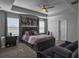 Bright main bedroom with natural light, comfortable furniture, and modern ceiling fan at 265 Celestial Blvd, Summerville, SC 29486
