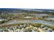 Beautiful aerial view of a coastal community with lush greenery, marsh views, and diverse housing styles at 2745 Oak Manor Dr, Mount Pleasant, SC 29466