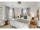 Bright bedroom with large windows, light-colored walls, and decorative pillows at 3019 Viscount St, Charleston, SC 29424