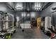 Spacious home gym featuring a cold plunge tub, sauna, and a variety of workout equipment at 3019 Viscount St, Charleston, SC 29424