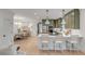 Gourmet kitchen featuring stainless steel appliances, stone countertops, and a breakfast bar at 3019 Viscount St, Charleston, SC 29424