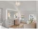 Bright sitting room featuring stylish decor, chic lighting, and wood floors at 3019 Viscount St, Charleston, SC 29424