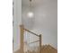 Bright staircase with wood floors, shiplap walls, and modern pendant lighting at 3019 Viscount St, Charleston, SC 29424