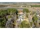 An aerial view of the back of multiple homes with docks surrounded by beautiful marshes and scenery at 3021 Rushland Mews, Johns Island, SC 29455