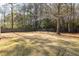 An expansive backyard enclosed by a wooden fence, featuring a lush lawn and mature trees for added privacy at 3021 Rushland Mews, Johns Island, SC 29455