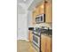 Modern kitchen featuring stainless steel appliances, gas range, and ample counter space at 314 Foxbank Plantation Blvd, Moncks Corner, SC 29461