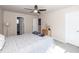 Bright bedroom with a ceiling fan, neutral walls, and carpet flooring at 317 Cantley Ct, Summerville, SC 29486