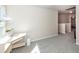 Bright loft area with carpet, featuring a desk and view of the hallway at 317 Cantley Ct, Summerville, SC 29486