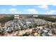 Aerial view shows the neighborhood location to Wando High School, Carolina Park Elementary, and Costco at 3676 Shutesbury St, Mount Pleasant, SC 29466