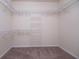 Spacious walk-in closet features shelving, a ladder, and carpeted floors at 406 Butterfly Bush Dr, Goose Creek, SC 29445