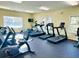 Well-equipped fitness center with treadmills, bikes, and other exercise equipment for residents at 406 Butterfly Bush Dr, Goose Creek, SC 29445