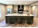 Spacious kitchen with modern appliances, a large island with seating, and stylish finishes at 5355 Old Military Rd, Adams Run, SC 29426