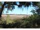 Expansive view of marshland and vegetation, under a blue sky, bordered by trees at 700 Daniel Ellis Dr # 6107, Charleston, SC 29412