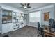 Inviting home office with custom built-ins, natural light, and plenty of workspace at 105 Pine Valley Dr, Summerville, SC 29483