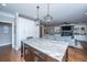 Beautiful kitchen featuring a large center island with seating and stylish pendant lighting at 105 Pine Valley Dr, Summerville, SC 29483