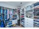Organized walk-in closet with ample shelving and hanging space for efficient storage and organization at 105 Pine Valley Dr, Summerville, SC 29483