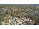 A neighborhood with mature trees and sidewalks is captured in this aerial view at 109 Arbor Oaks Dr, Summerville, SC 29485