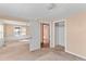 Peach bedroom featuring an open closet and lots of light at 1124 Berkeley St, Hanahan, SC 29410