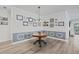 Cozy dining room featuring hardwood floors and neutral wall colors at 127 Garden Gate Way, Summerville, SC 29486