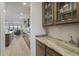Well-appointed pantry with ample storage and granite countertops at 127 Garden Gate Way, Summerville, SC 29486