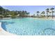 Sparkling clear community pool with palm trees and a cozy gazebo at 127 Garden Gate Way, Summerville, SC 29486