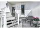 Inviting patio with comfortable seating and stylish decor, ideal for outdoor living at 15 Back Ct, Isle of Palms, SC 29451