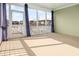 Screened in porch with painted wood flooring and great views of the community at 158 Sandshell Dr, Charleston, SC 29492