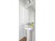 Clean powder room with pedestal sink and modern fixtures at 2021 Arbutus Ave, North Charleston, SC 29405