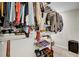 Well-organized walk-in closet with shelving and hanging rods at 211 Tall Grass Ct, Summerville, SC 29483