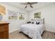 Charming bedroom with natural light, wood floors, and ceiling fan at 2137 Barbour Dr, Charleston, SC 29414