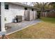 Outdoor grill area with a gas grill and gravel surface at 2137 Barbour Dr, Charleston, SC 29414