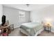 Relaxing bedroom with neutral paint, carpet, a window, and modern furnishings at 2312 Oakland Rd, Charleston, SC 29414