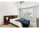 Serene primary bedroom offering natural light, a cozy bed, and minimalist design at 2312 Oakland Rd, Charleston, SC 29414