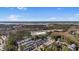 Aerial view of the community showcasing the townhome properties within the wooded area at 264 Fair Sailing Rd # 42, Mount Pleasant, SC 29466